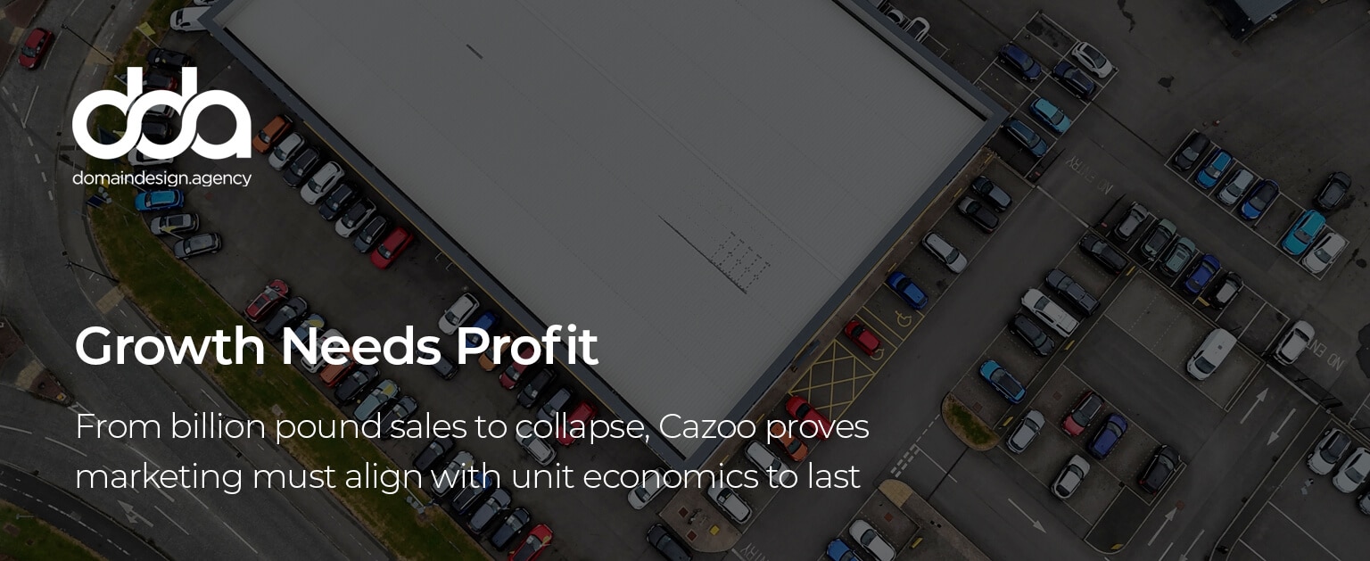 Closed Cazoo centre forecourt failure