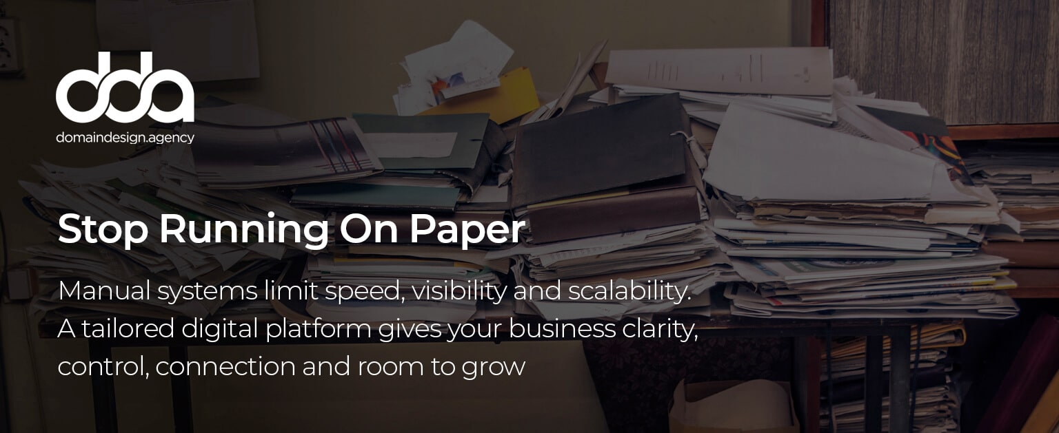 DDA Transition from paper diary and manual order book to structured digital business management system