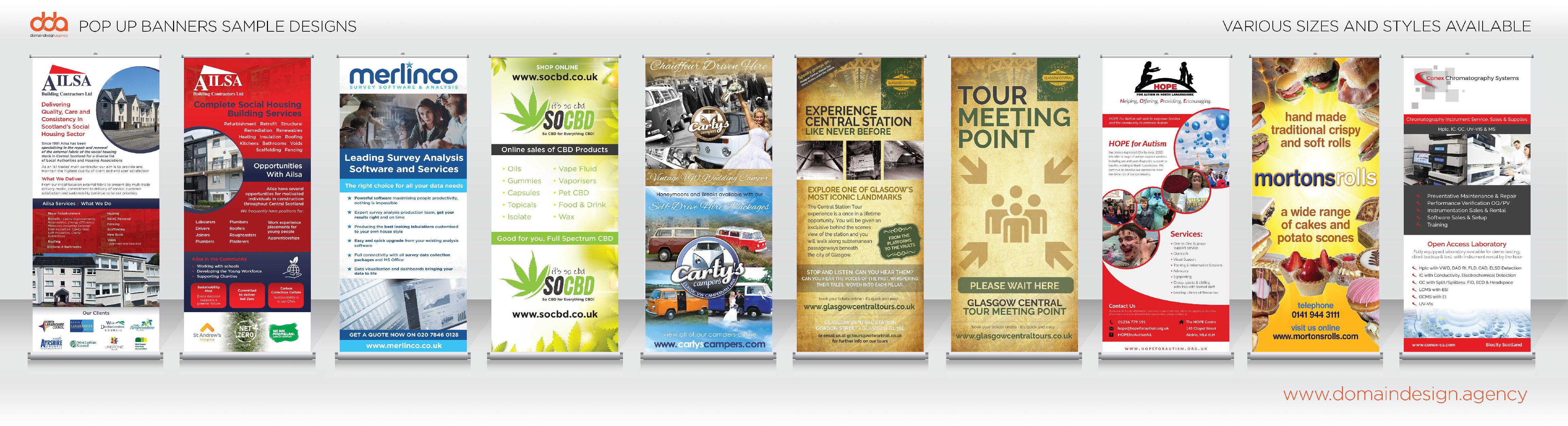 DDA Design & Print - Pop-Up Banners